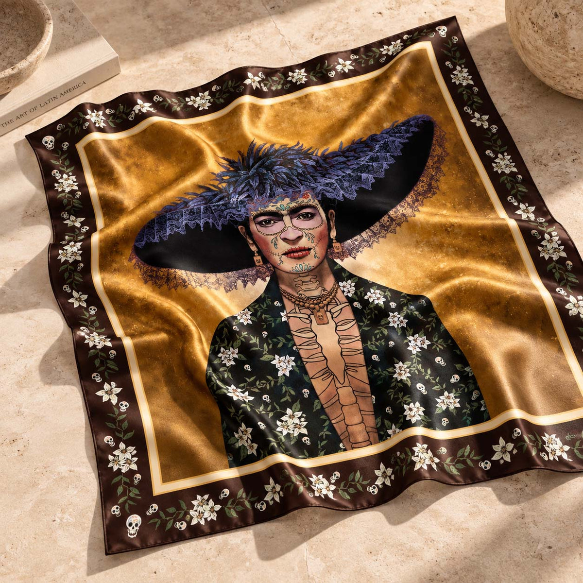 Frida, La Catrina — Art Scarf