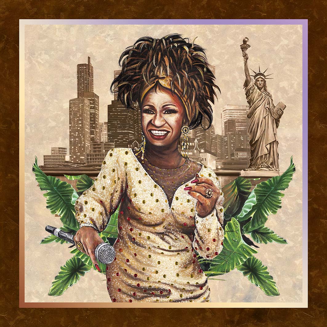 Celia Cruz — Art Scarf