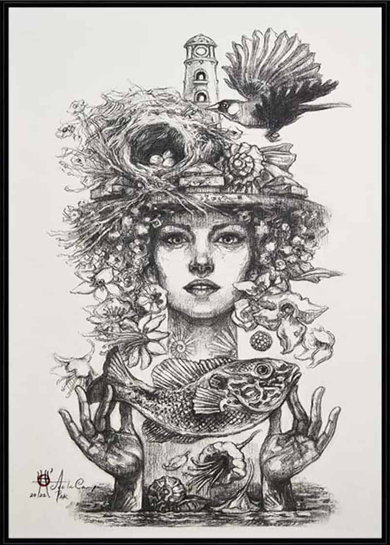 She is all made of air and fine water