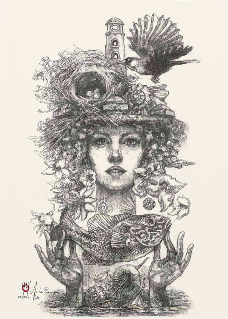 She is all made of air and fine water