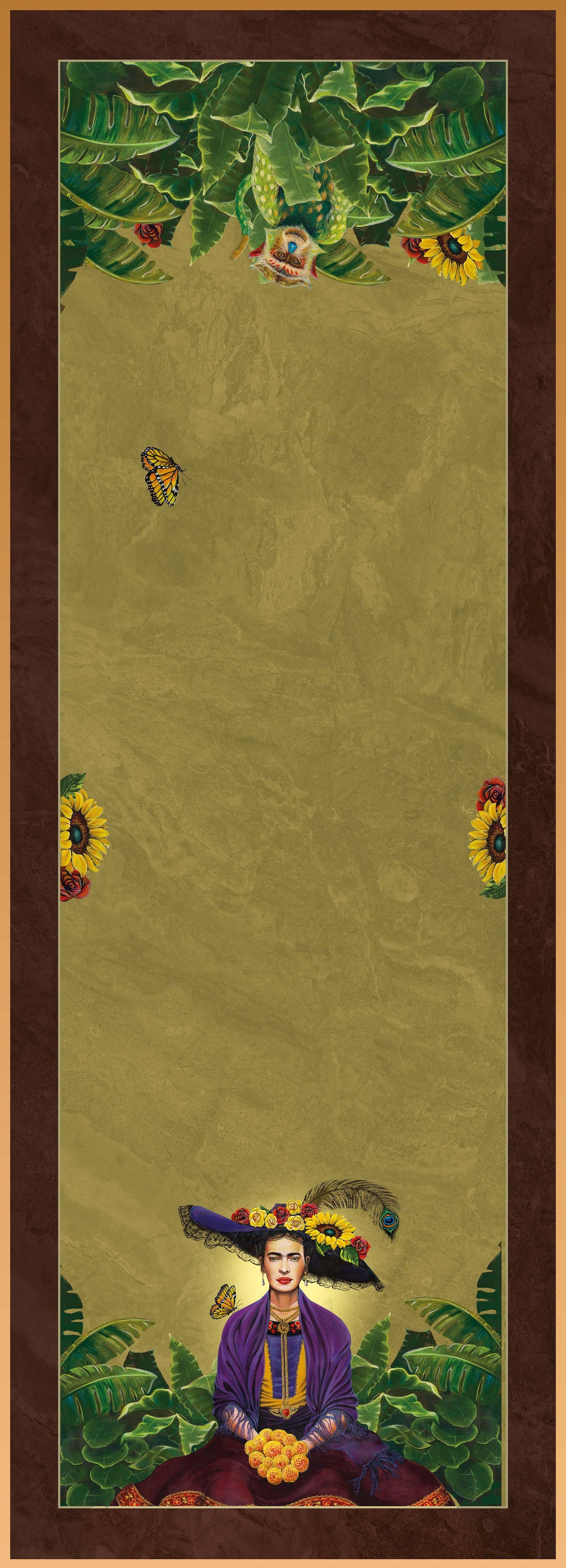 Frida, Flor Solitaria — Art Shawl